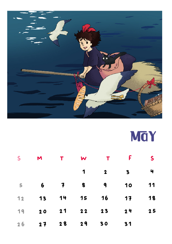 May: Kiki's Delivery Service